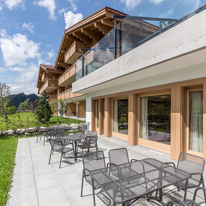 Terrasse de la salle de conférence