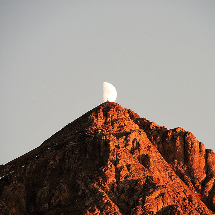 Spitzhorn im Abendlicht